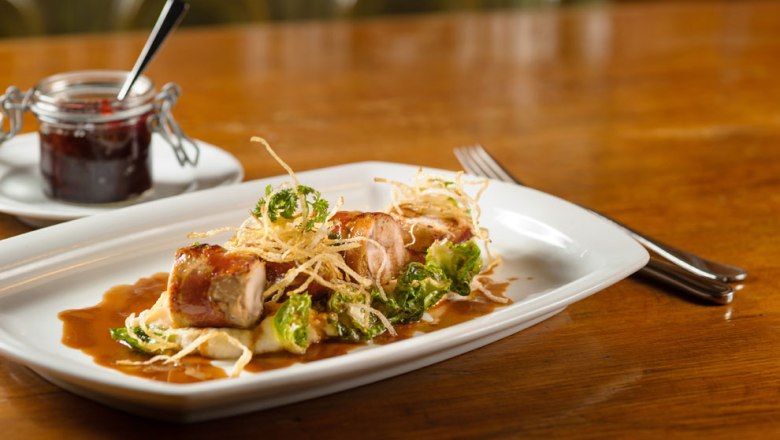 Fasanbrust im Speckmantel, © NÖ Werbung/Rita Newman Fasanbrust im Speckmantel, © NÖ Werbung/Rita Newman