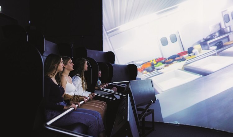 5D Kino in der Eis-Greissler Manufaktur, © Eis-Greissler 5D Kino in der Eis-Greissler Manufaktur, © Eis-Greissler