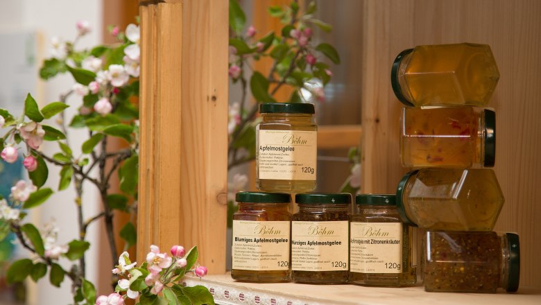 Apple cider jelly from the Böhm gourmet farm, © Genussbauernhof Böhm Apple cider jelly from the Böhm gourmet farm, © Genussbauernhof Böhm