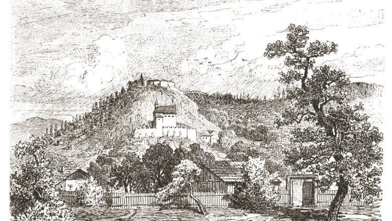 Historical engraving: Pitten, © gemeinfrei