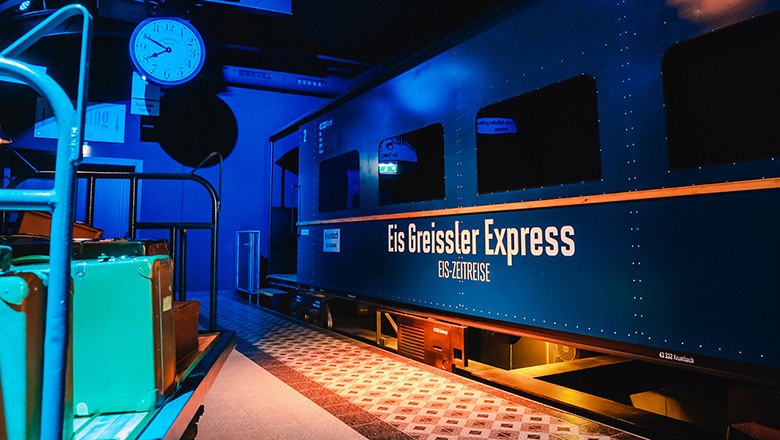 Eis-Greissler Eis-Zeitreise Expresszug, © Blochberger Eisproduktion GmbH
