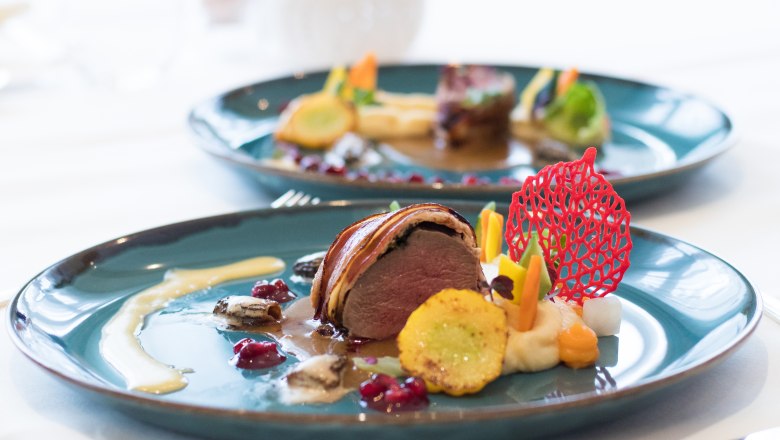 Award-winning cuisine at the Königsberg health resort: saddle of venison, © Gesundheitsresort Königsberg