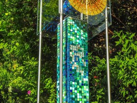 Sonnenmosaik am Sch&ouml;pfungsweg / Pitten, &copy; Johann Weik