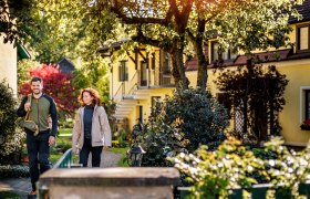 Im Garten der Pension Hendling, © Wiener Alpen/Fülöp, Kremsl