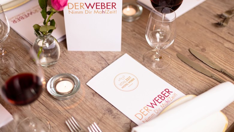 Nimm dir Ma(h)lzeit - Restaurant Der Weber, © Hotel Weber/Giefing