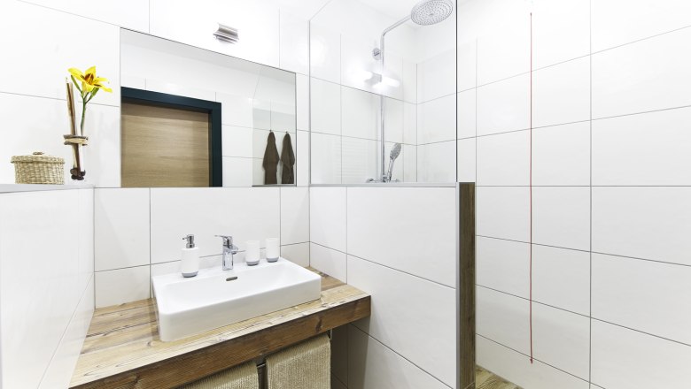 Bathroom Krumbacherhof, © Wiener Alpen / Bene Croy