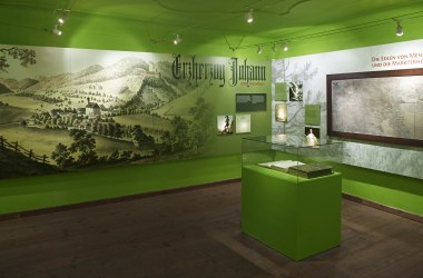 Archduke Johann Documentation, Exhibition Room, © Wiener Alpen, Bene Croy