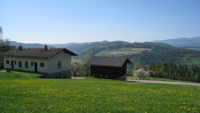 Urlaub am Bauernhof - Blick vom Wachahof in die Bucklige Welt, © Wachahof, Florian Schwarz