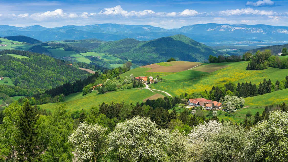Landscape in spring, © Walter Strobl, www.audivision.at