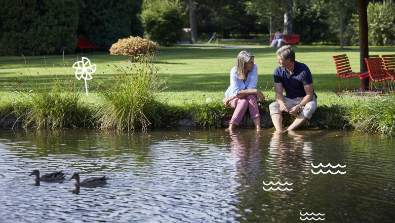 Platzerl am Wasser - Kurpark Bad Schönau, © Wiener Alpen, Florian Lierzer
