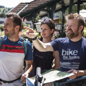 E-Biken im Krumbacherhof, © Wiener Alpen, Günter Valda